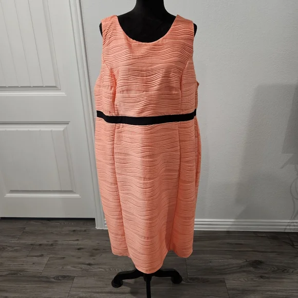 Stunning Peachy-Mango Dream Dress - Picture 3 of 4